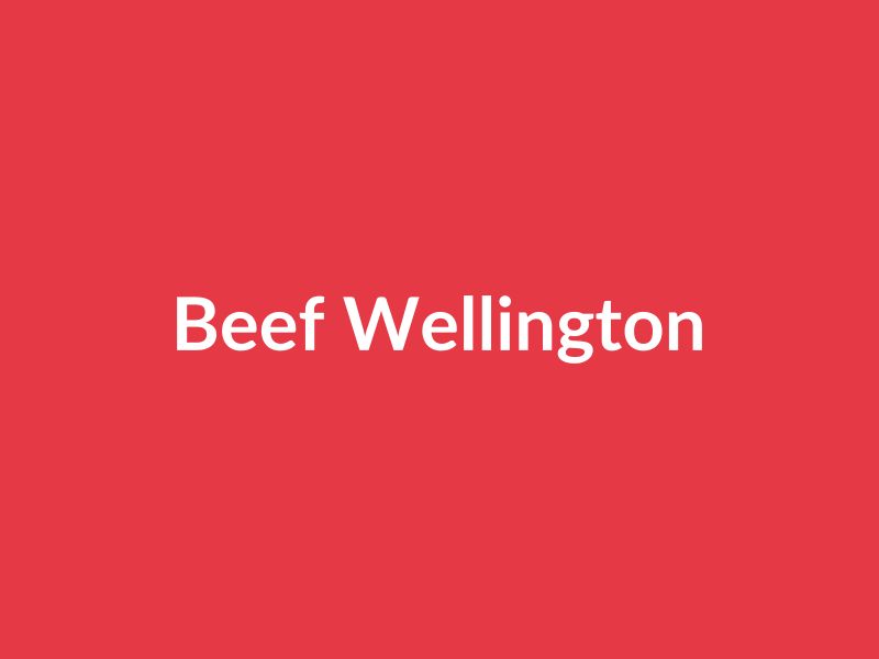 Beef Wellington