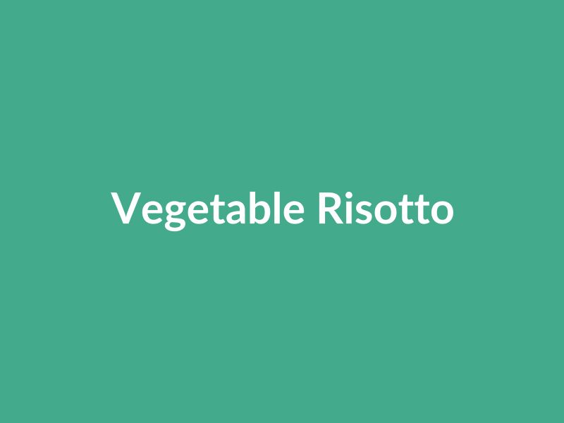 Roasted Vegetable Risotto
